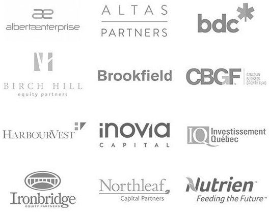 A collection of logos from companies that are CVCA members